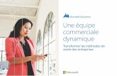Livre Blanc Microsoft Dynamics : transformer les méthodes de vente des entreprises