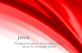 Langage Java et Programmation Orienté Objet