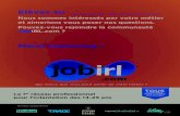 Programme ambassadeur de JobIRL - Carton d'Invitation