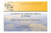 383_Climat Des Affaires en CI-2012
