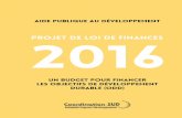 Coordination Sud - Aide publique au développement 2016