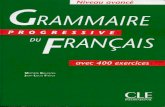 Grammaire progressive de francais - Niveau avancé