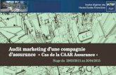 Audit Marketing d’Une Compagnie d’Assurance «