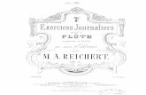 Exercices Journaliers Pour La Flute - M.a. Reichert