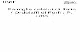 Albero genealogico Ordelaffi - Litta Pompeo