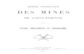 Notice, règlements et programme de l'Ecole Nationale des Mines de Saint-Etienne en 1911