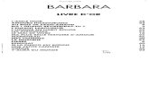 Barbara - Livre D'Or