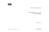 Boulez - Notations I-IV(Pour Orchestre)