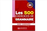 500 Exercices de Grammaire b1