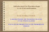 Introduction à La Pharmacologie