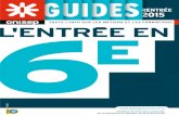 2015 Guide Onisep 6e Rentrée