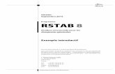 Exemple Introductif de RSTAB - logiciel de calcul de structure