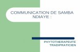 Communication Samba Ndiaye