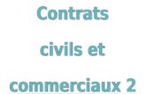 Contrats Civils Et Commerciaux 2e Semestre