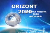 ORIZONT 2020 INFODAY Orizont 2020 -INOVARE- Eveniment organizat de Ministerul Educaiei Si Iniversitatea de Vest «Vasile Glodis» din Arad.