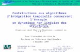 Laboratoire de Techniques Aéronautiques et Spatiales (ASMA) Milieux Continus & Thermomécanique Université de LiègeTel: +32-(0)4-366-91-26 Chemin des chevreuils.