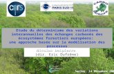 Etude du déterminisme des variations interannuelles des échanges carbonés des écosystèmes forestiers européens: une approche basée sur la modélisation.