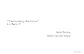 Niels Tuning (1) “Elementary Particles” Lecture 7 Niels Tuning Harry van der Graaf.