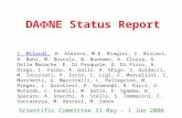 DA  NE Status Report C. Milardi, D. Alesini, M.E. Biagini, C. Biscari, R. Boni, M. Boscolo, B. Buonomo, A. Clozza, G. Delle Monache, E. Di Pasquale, G.