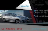 Mazda5 2015 - Caractéristiques, prix, garantie