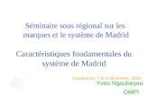 Séminaire sous régional sur les  marques et le système de Madrid