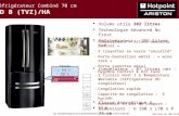 Réfrigérateur Combiné 70 cm 4D B (TVZ)/HA