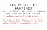 LES MOBILIT‰S HUMAINES EDC : un flux migratoire du Maghreb vers l â€™ Europe (Maroc-Espagne)