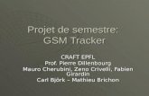 Projet de semestre:  GSM Tracker