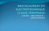 BACCALAUREAT STI ELECTROTECHNIQUE CLASSE TERMINALE