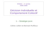 ENSGI – 1° année 2005-2006 Décision Individuelle et Comportement Collectif