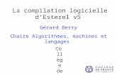 L a compilation logicielle d’Esterel  v5