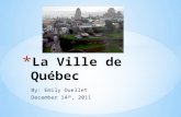 La Ville de Québec