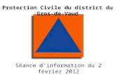 Protection Civile du district du Gros-de-Vaud