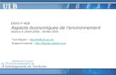 ENVI-F-409 Aspects ©conomiques de lâ€™environnement S©ance 6 (2008-2009) :  09 Mai  2009