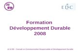 Formation  Développement Durable 2008