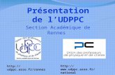 Présentation de l’ UDPPC Section Académique de Rennes