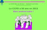 Le CCFD a 50 ans en 2011 Bon anniversaire !