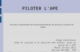 PILOTER L'APE
