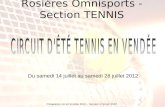 Rosières Omnisports - Section TENNIS