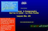 Cours Concis  Commencer  à Comprendre  Qur’an & Çalat – La Voie Facile Leçon No. 25