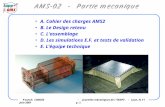 A. Cahier des charges AMS2 B. Le Design retenu  C. L’assemblage