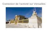 Correction de l'activité sur Versailles