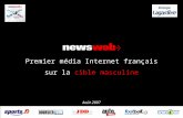 Premier média Internet français sur la  cible masculine Août 2007