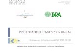 Pr©sentation stages 2009 (INRA)