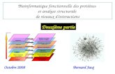 Bioinformatique fonctionnelle des protéines  et analyse structurale  de réseaux d'interactions