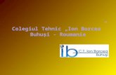 Colegiul Tehnic „Ion  Borcea” Buhuşi - Roumanie