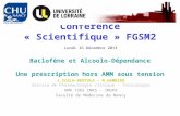 J.SCALA-BERTOLA – N.GAMBIER Service de Pharmacologie clinique - Toxicologie UMR 7365 CNRS - IMoPA
