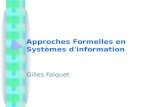 Approches Formelles en Systèmes d'information