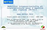 Mobilité intersectorielle et transnationale pour l’égalité des chances (MITEC) mitec