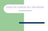 PRISE EN CHARGE DE L’ARTHROSE Mme RICHARD 2006-2007